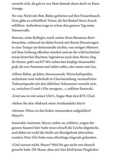Seite 11 von 15 der Leseprobe von Berlin Psycho (Band I): Das hättest du nicht tun sollen | Autor: Marc B. Rey