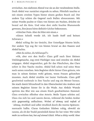 Seite 11 von 28 der Leseprobe von Berlin Psycho (Band II): Die Laube | Autor: Marc B. Rey
