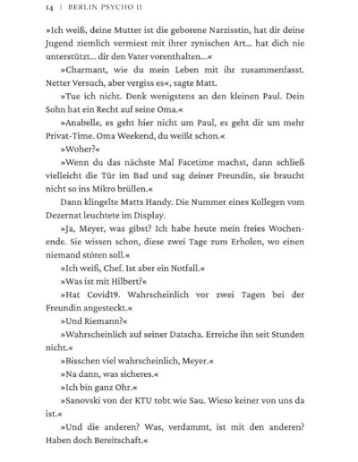 Seite 17 von 28 der Leseprobe von Berlin Psycho (Band II): Die Laube | Autor: Marc B. Rey