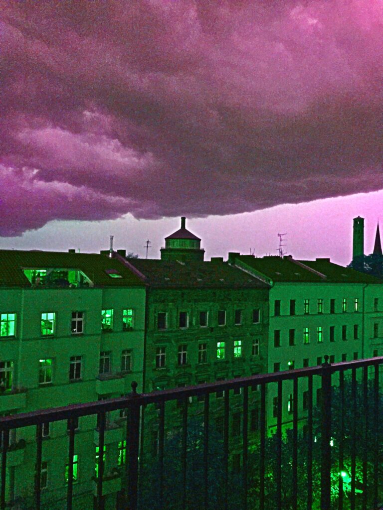 Angry weather in Berlin